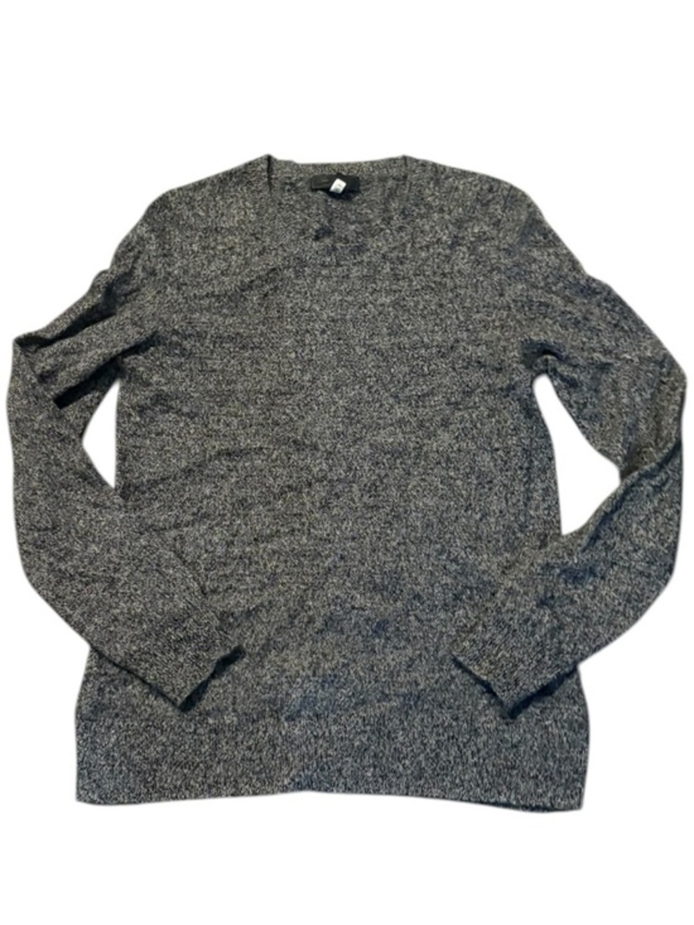 Saks fifth avenue black label cashmere dark gray sweater m